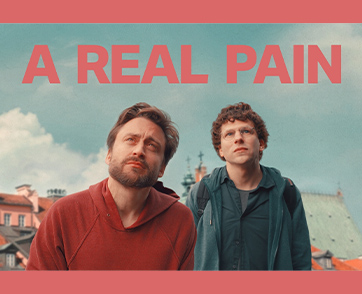 “A Real Pain” ภาพยนตร์สุดซึ้งปนเสียงหัวเราะ เคมีต่างขั้วแต่ลงตัวของ “เจสซี ไอเซนเบิร์ก - คีแรน คัลกิ้น” สองนักแสดงที่จะทำให้ทุกคนมีรอยยิ้มบนคราบน้ำตา